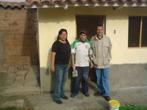 The project leaders with a Wawacha's child father