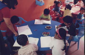 Wawacha's children drawing in the module