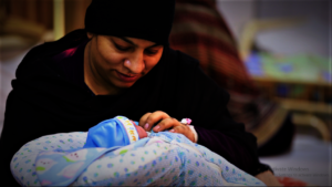 Our Patient with her Newborn