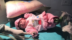 Baby girl delivered at our Hospital
