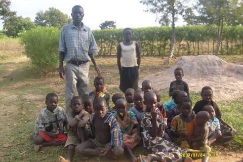 buy land and build a school with 9 classrooms