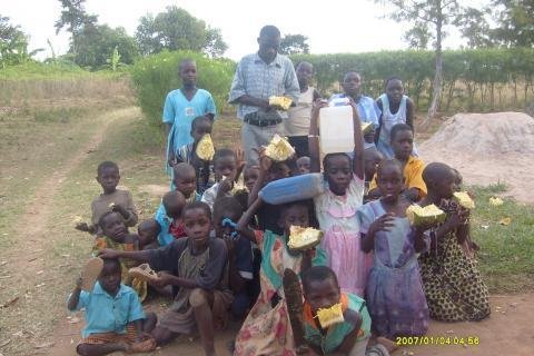 buy land and build a school with 9 classrooms