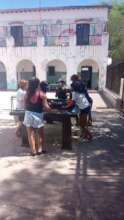 Girls playing