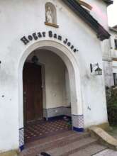 Entrance to the hogar