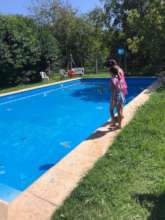 Enjoying the pool