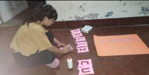 Preparing birthday party