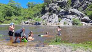 In the river