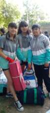 Suchay in her last day of school