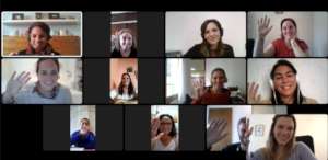 One of our virtual workshops