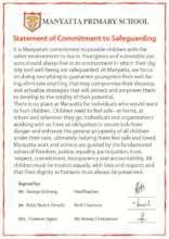 Manyatta Primary School Child Commitment Letter