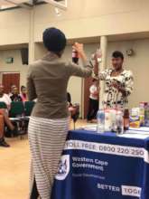 Demonstration highlighting hidden sugars in foods