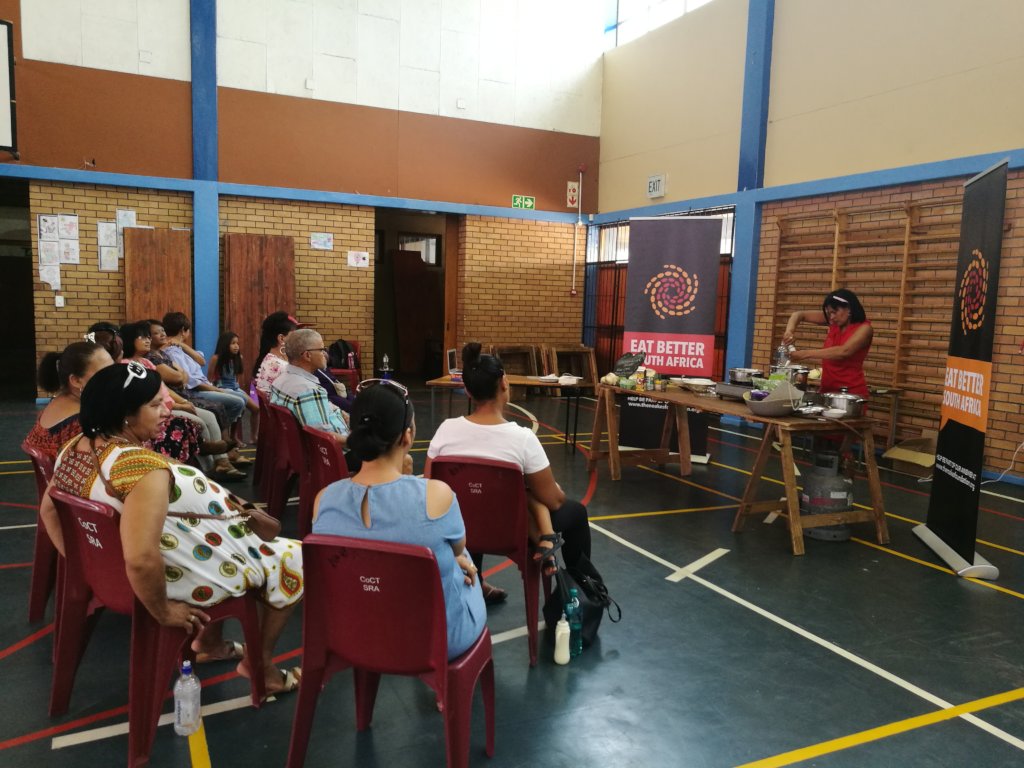 Cooking Demo with community coach Sylvia Scholtz