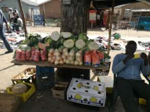 Fresh produce market in Atlantis