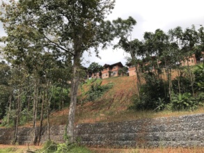 Fig 3: View of construction from right of slope