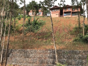 Fig 2: View of the construction from center slope