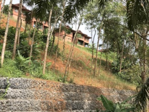 Fig 1: View of the construction from left of slope