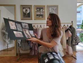 Mood board presented by Bese, fashion designer