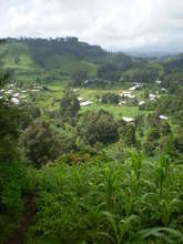 View of Wvem town and water catchment area