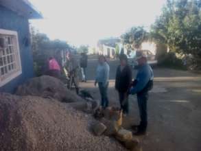 Torres Family with their materials