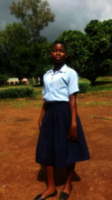 Alinafe, a scholarship recipient in Mulanje