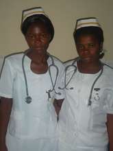Polina in her nursing uniform at University!