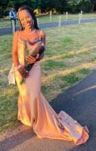Our beautiful Kgomotso at her Matric Dance (Prom)