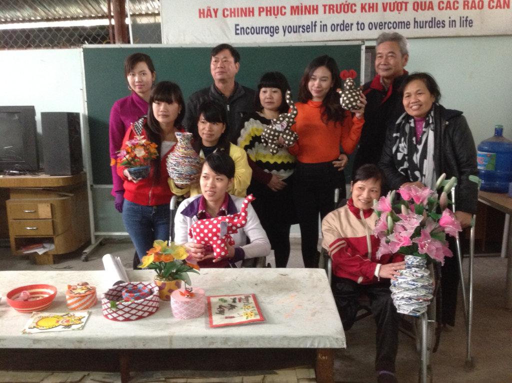 Vocational training,  job creation for young PWDs
