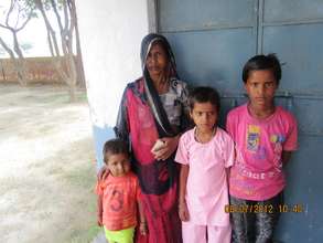 Meera with her children