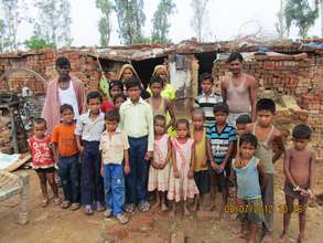 These brick kiln children are now in school