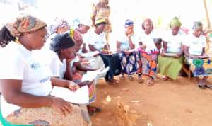 Home Health Volunteers during FGD at Chana village