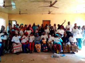 Birth Attendants & volunteers in a group photo