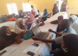 Focused group discussion with volunteers
