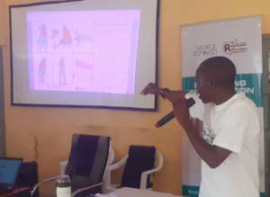RHEMN facilitator at a training in Nafada