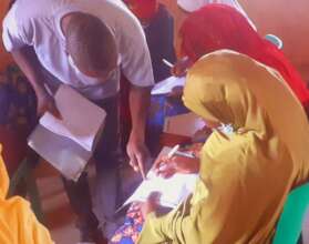 Health workers training in Gembu community