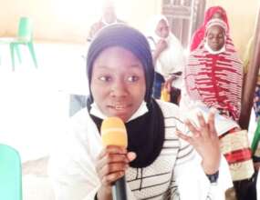 Birth attendant on training