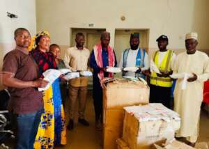 Our volunteers with Director Primary Health care
