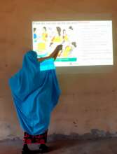 During home health volunteer training in Kabri vil