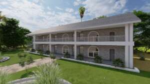 Rendering of the final structure