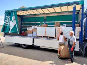 The trasport of the photovoltaic system