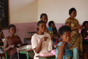 Tailoring laboratory for the girls