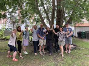 RCA members at a potluck in Cambridge, MA