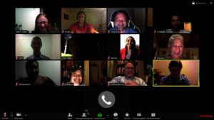 RCA leaders in an online training on recruitment