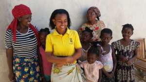 Some of the local children