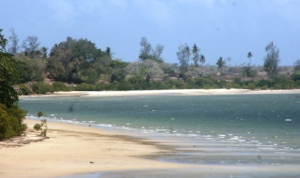 One of Mossuril's virgin beaches