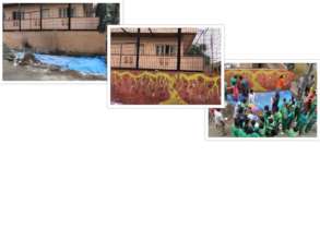 Cleanliness campaign at community school
