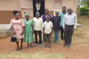 Timothy With His Family and Friends