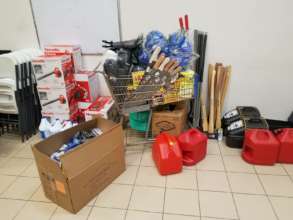 cleaning, construction materials for distribution