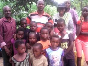 Our Team in congo with the children