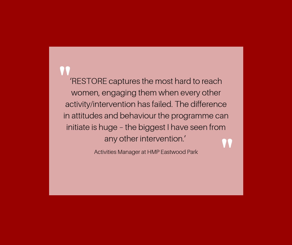 Support female prisoners in a process of change