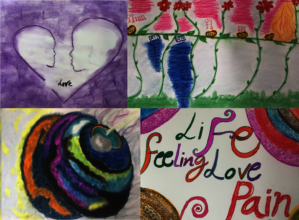 Artwork from women who participated in RESTORE